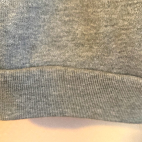 NSF Esme French Terry Sweater Gray Melange Half Button Up Pullover Small - Picture 10 of 16